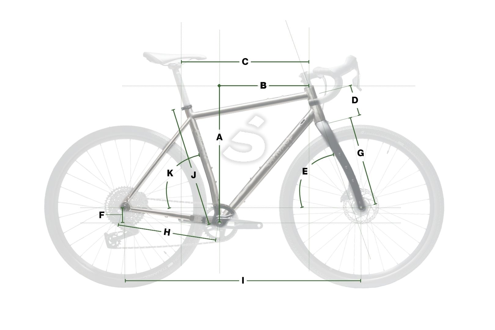 Illustration géométrie du vélo